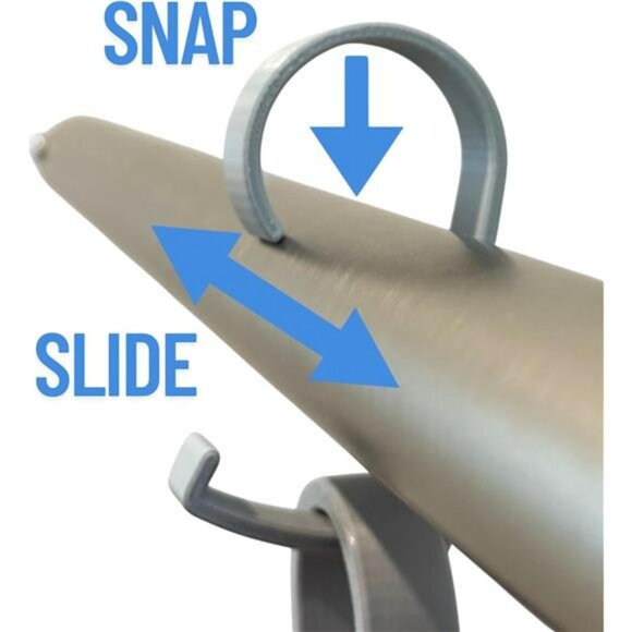 Closet organizer hooks heavy duty bag hanger purse belt scarf storage hooks set - Picture 3 of 7